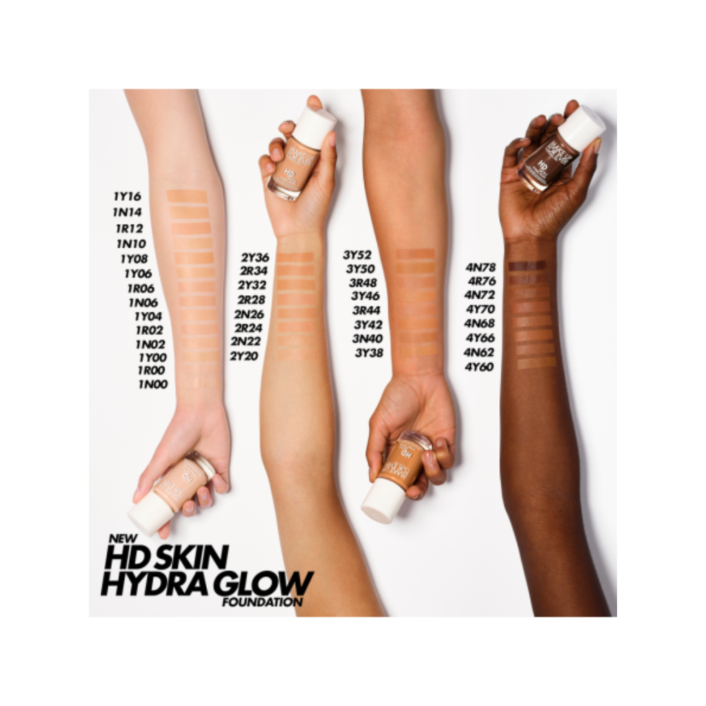Make Up For Ever HD SKIN HYDRA GLOW Skystas drėkinimasis makiažo pagrindas, 30 ml.