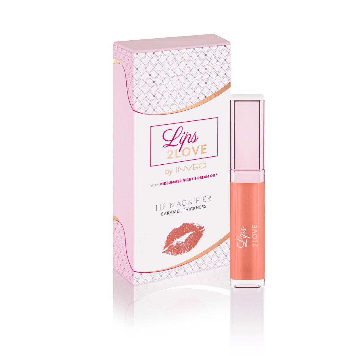 Karamelinis putlinamasis lūpų blizgis „Lips2LOVE”