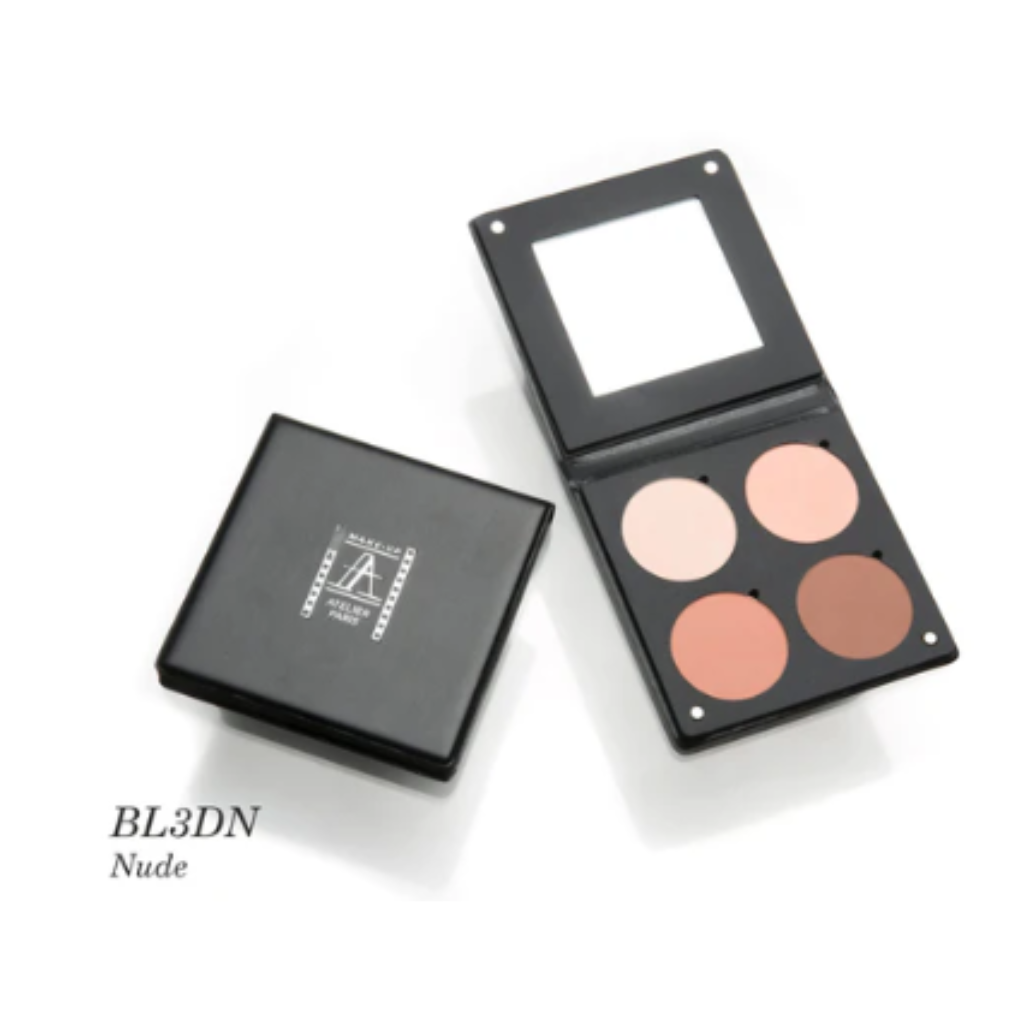 4 spalvų skaistalų/šešėlių paletė