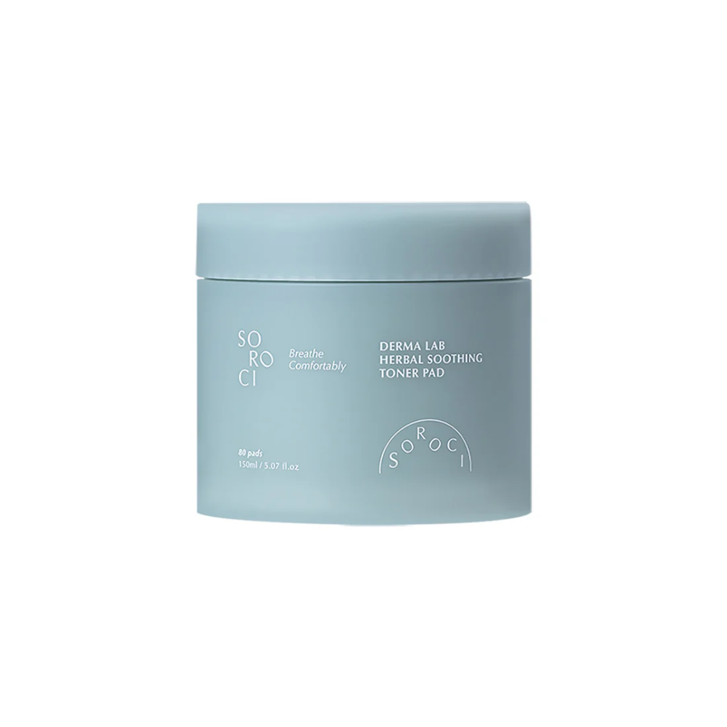 SOROCI raminamieji diskeliai "Derma Lab Herbal" (80 diskelių), 150 ml