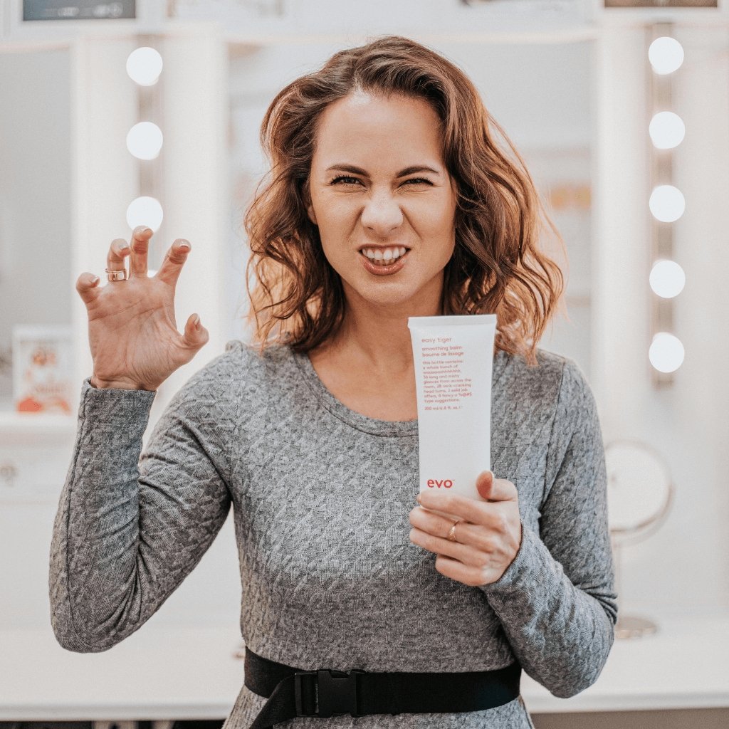 EVO Tiesinimo fluidas "Easy tiger"plaukų kremas