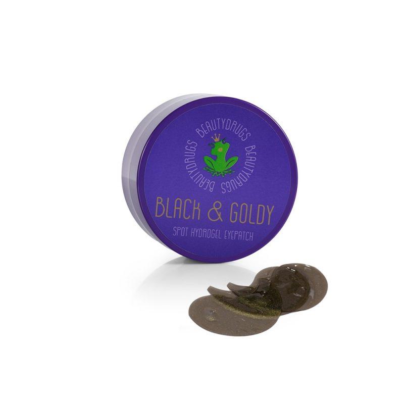 Beautydrugs Black & Goldy hydrogelio paakių kaukėsveido kaukė