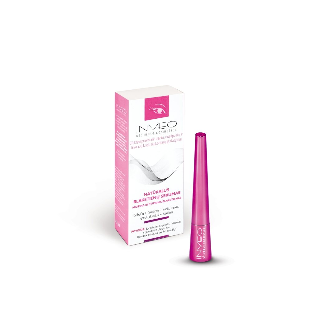 Natūralus blakstienų serumas INVEO ULTIMATE COSMETICS
